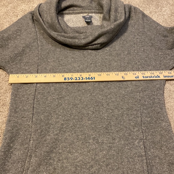 Aerie gray sparkly tunic top - Picture 11 of 12